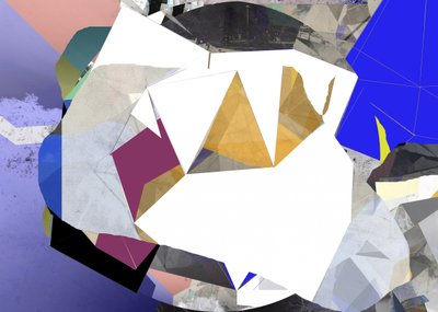Gefacetteerde moderne abstractie door Stefan Fransson