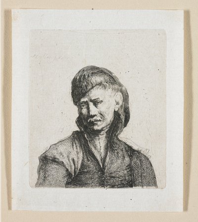 Buste van een Kozak door Stefan Juliusz Norblin de la Gourdaine