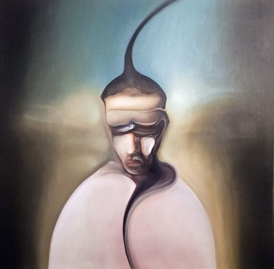 Donkere surrealistische figuur door Stefano Mazzolini