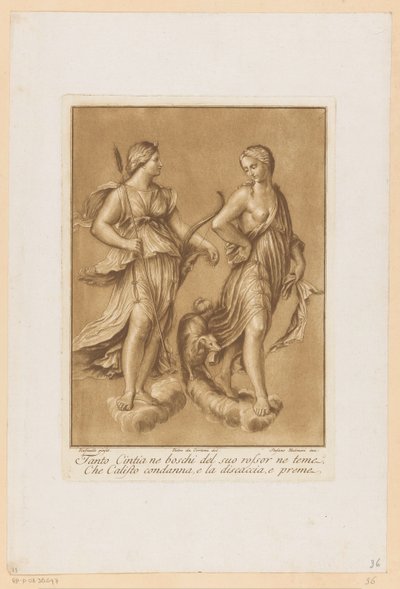 Diana en Callisto door Stefano Mulinari