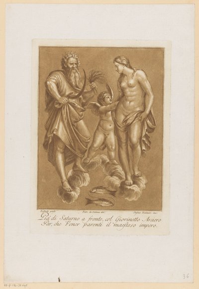 Saturnus, Venus en Amor door Stefano Mulinari