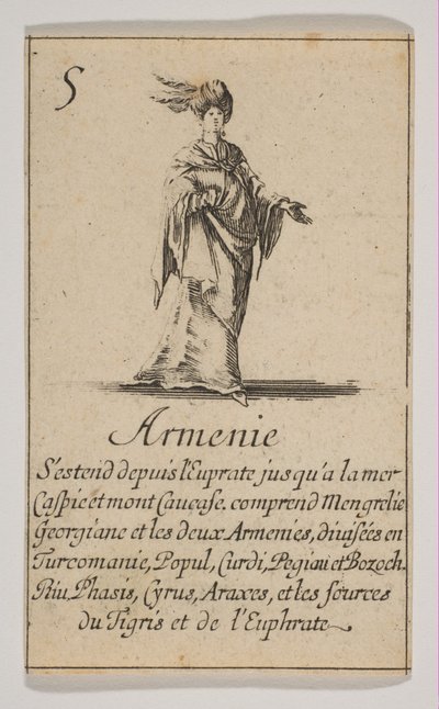 Armenië, 1644 door Stefano della Bella