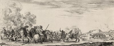 Choc de Cavalerie door Stefano della Bella
