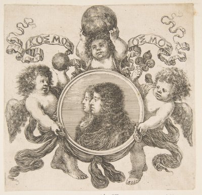 Cosimo de Medici, Prins van Toscane, en zijn vrouw, Marguerite Louise d