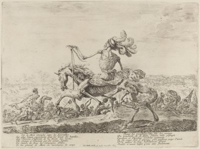 Dood op het Slagveld door Stefano della Bella