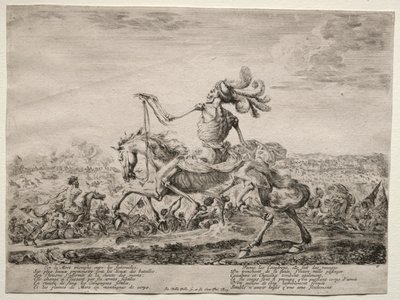 Dood op het Slagveld door Stefano della Bella