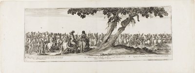 Ingang van de Ambassadeur van Polen in Rome door Stefano della Bella