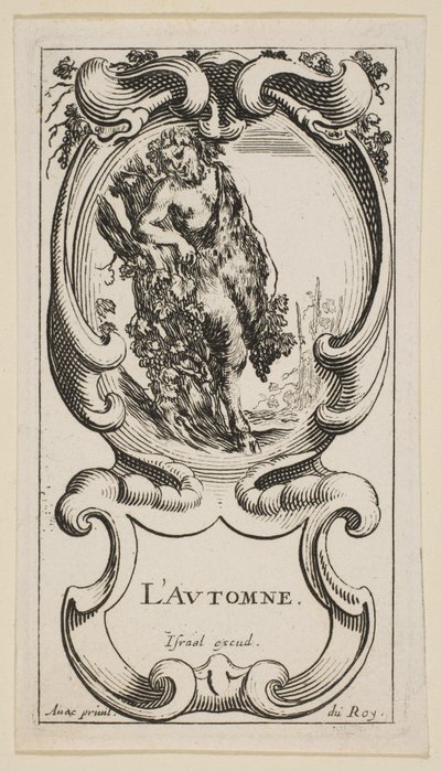Herfst, uit De Vier Seizoenen, ca. 1641 door Stefano della Bella