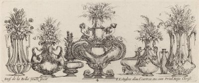 Fantastische Vazen, waarschijnlijk 1646 door Stefano della Bella