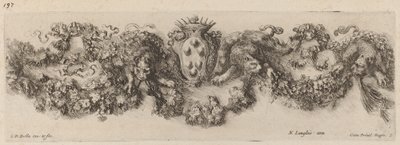 Feston met Medici Wapen, waarschijnlijk 1648 door Stefano della Bella