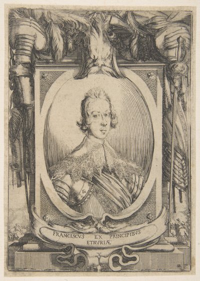 Francesco de Medici, Prins van Toscane, ca. 1634 door Stefano della Bella