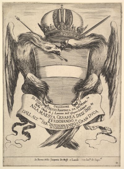 Frontispice voor De begrafenis van keizer Ferdinand II Esequie dell