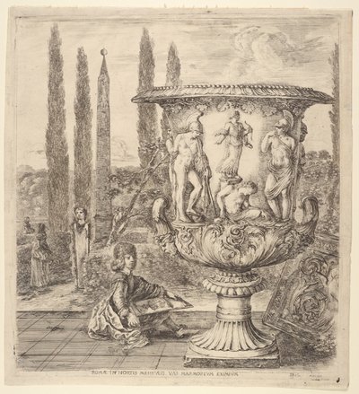 Le vase de Medicis door Stefano della Bella