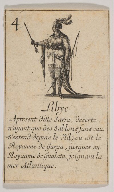 Libië, 1644 door Stefano della Bella