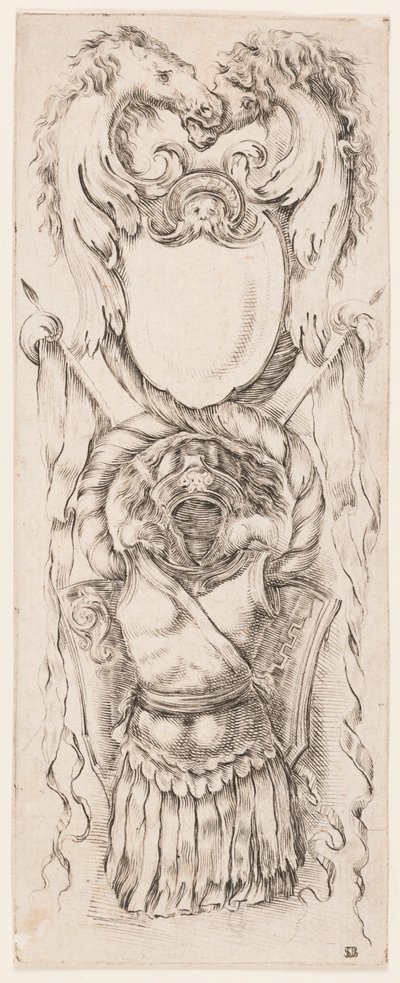 Ornamenti o Grottesche (Grotesk Ornament) door Stefano della Bella