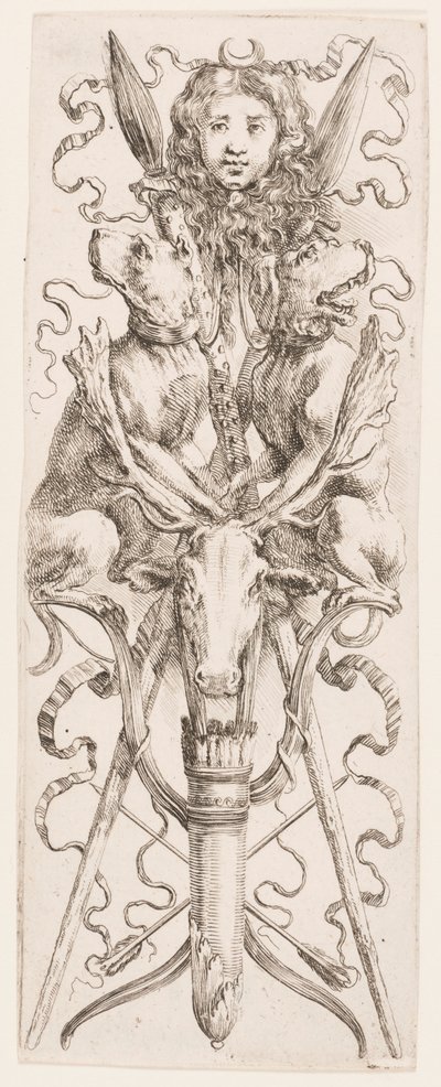 Ornamenten of Grotesken door Stefano della Bella