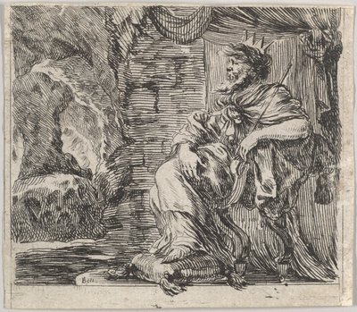 Pluto, uit Spel van Mythologie, 1644 door Stefano della Bella