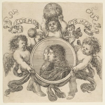 Portret van Cosimo de Medici en Marguerite Louise d