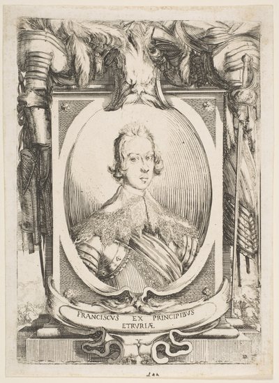 Portret van Francesco de Medici, 1634 door Stefano della Bella