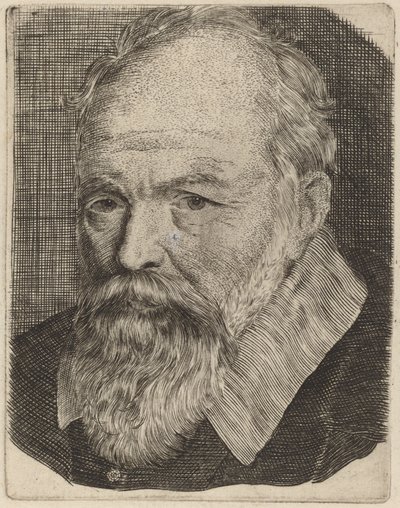 Portret van een man door Stefano della Bella