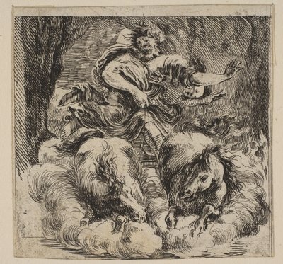 Proserpina, uit Spel van Mythologie, 1644 door Stefano della Bella