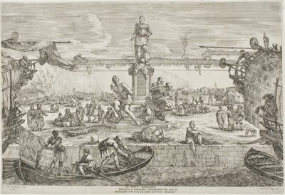 Standbeeld van Ferdinand I, groothertog van Toscane door Stefano della Bella