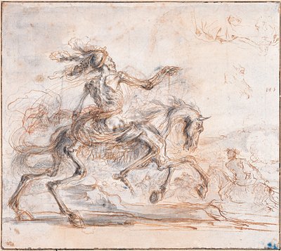 De dood op het slagveld, tussen 1640 en 1650 door Stefano della Bella
