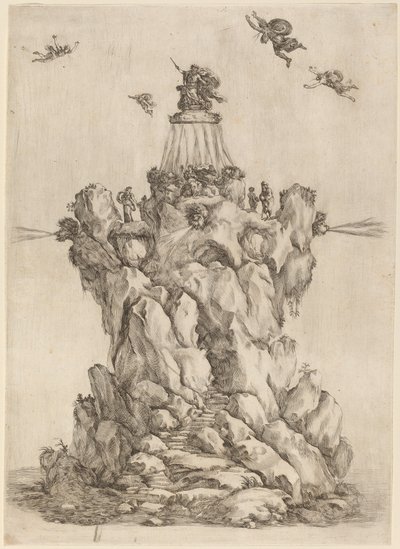 De Rots van Aeolus door Stefano della Bella