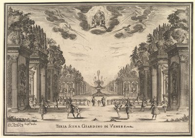 Derde scène, de tuin van Venus, uit 