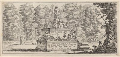 Titelpagina voor Divers paysages, in of voor 1647 door Stefano della Bella