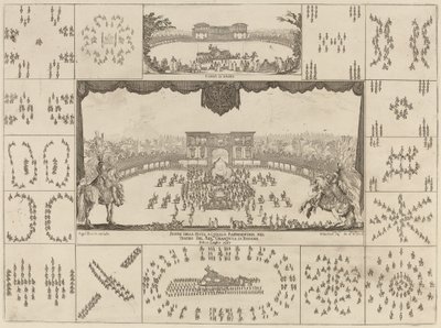 Toernooi Uitgevoerd in Florence voor het Huwelijk van Groothertog Ferdinand II, 1637 door Stefano della Bella