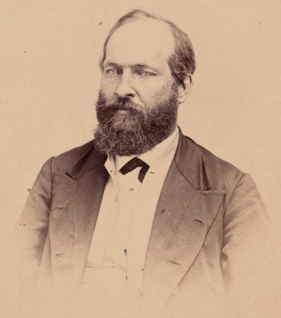 Portret van James Abram Garfield 1831-1881, 1869 door Stein Bros