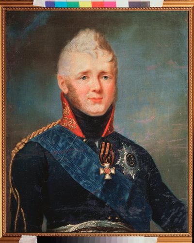 Portret van keizer Alexander I, tsaar van Rusland door Stepan Semenovich Shchukin