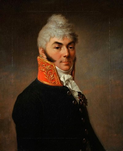 Portret van graaf Nikolay Nikolayevich Novosiltsev 1761-1836, voor 1808 door Stepan Semenovich Shchukin