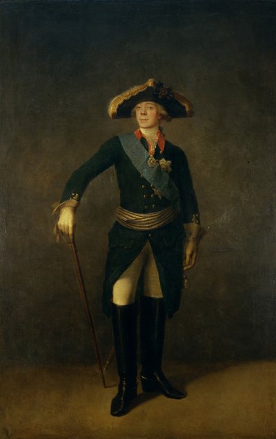 Portret van keizer Paul I van Rusland 1754-1801, 1797 door Stepan Semenovich Shchukin