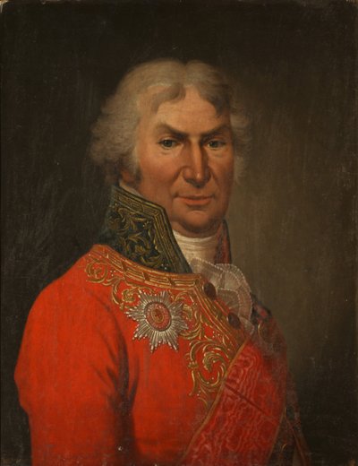 Portret van de dichter Graaf Dmitry Khvostov 1810-1889, ca 1808 door Stepan Semenovich Shchukin