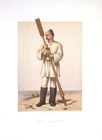 Het gewaad van Grootvorst Sviatoslav I van Kiev, 1877 door Stepan Stepanovich Strekalov