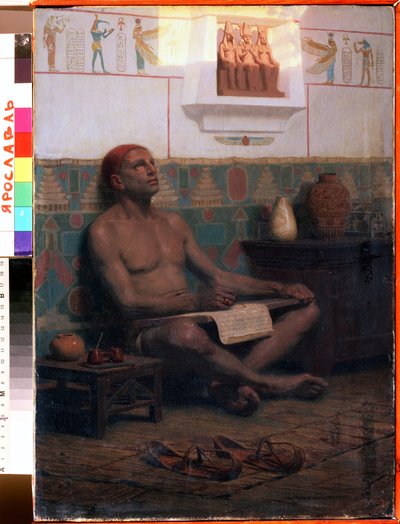 De koninklijke schrijver Rahotep (17e dynastie van het oude Egypte) door Stepan Vladislavovich Bakalovich