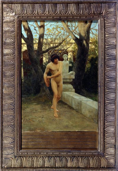 De Discobolus, eind 19e eeuw door Stepan Vladislavovich Bakalovich
