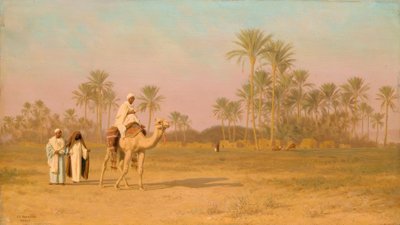 Gloeiendhete dag (Algerije) door Stepan Wladislawowitsch Bakalowitsch