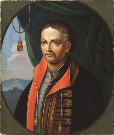 Portret van de Hetman Ivan Mazepa 1639-1709 door Stepan Zemlykov