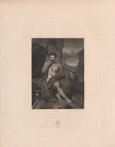 Caius Marius op de Ruïnes van Carthago door Stephen Alonso Schoff