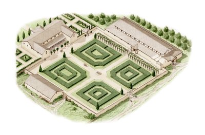 Brading Romeinse Villa, Isle of Wight, ca. 350-400 door Stephen Conlin