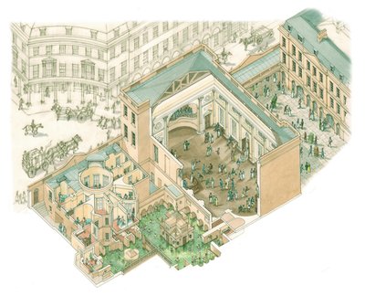 Grand Pump Room, Bath, Somerset door Stephen Conlin