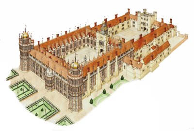 Nonsuch Palace, Surrey, ca. 1540-1600 door Stephen Conlin