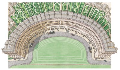 The Royal Crescent, Bath, ca. 1780-1800 door Stephen Conlin