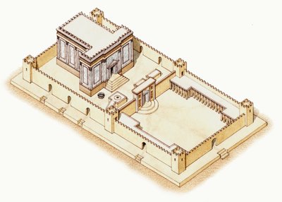 De Tweede Tempel, Jeruzalem, ca. 19 v.Chr.-70 n.Chr. door Stephen Conlin