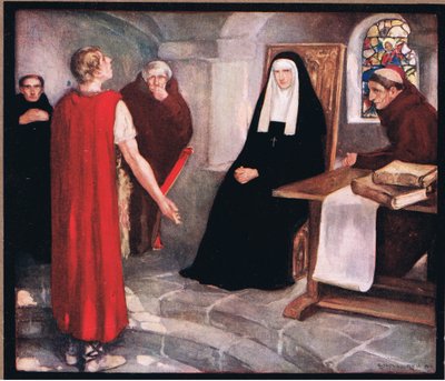 Caedmon voor Sint-Hilda door Stephen Reid
