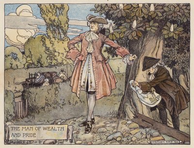 Illustratie voor The Deserted Village door Oliver Goldsmith door Stephen Reid