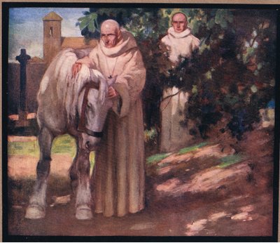 St. Columba en het witte paard door Stephen Reid